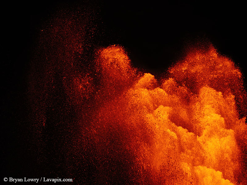 _BL_9448_6425 GH5-DeNoiseAI-standard.jpg :: Episode 24 eruption, Lava fountain, Kilauea volcano, Hawaii Volcanoes National Park, The Big Island of Hawaii. 6-4-2025 