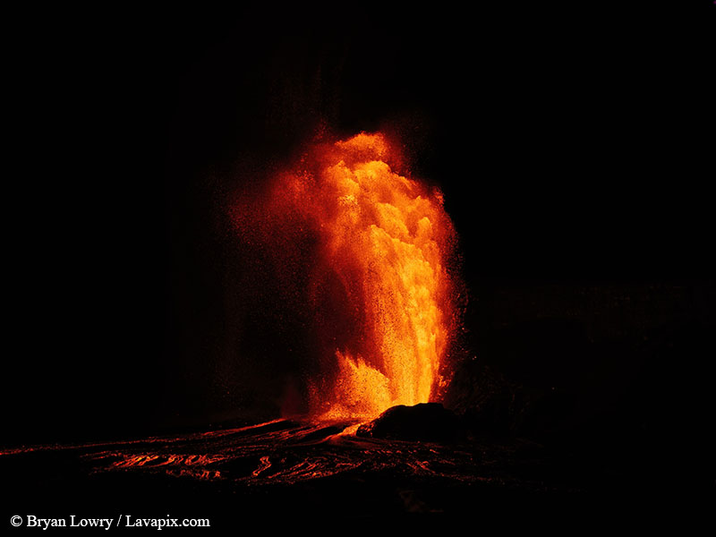 _BL_9454_6425 GH5-DeNoiseAI-standard.jpg :: Episode 24 eruption, Lava fountain, Kilauea volcano, Hawaii Volcanoes National Park, The Big Island of Hawaii. 6-4-2025 