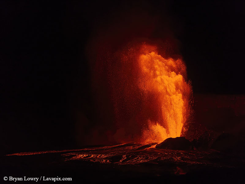 _BL_9457_6425 GH5-DeNoiseAI-standard.jpg :: Episode 24 eruption, Lava fountain, Kilauea volcano, Hawaii Volcanoes National Park, The Big Island of Hawaii. 6-4-2025 