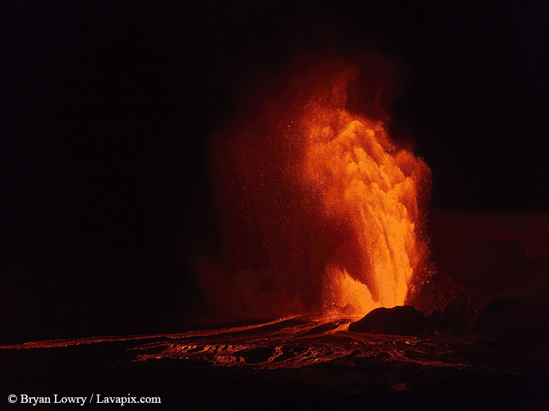 _BL_9461_6425 GH5-DeNoiseAI-standard.jpg :: Episode 24 eruption, Lava fountain, Kilauea volcano, Hawaii Volcanoes National Park, The Big Island of Hawaii. 6-4-2025 