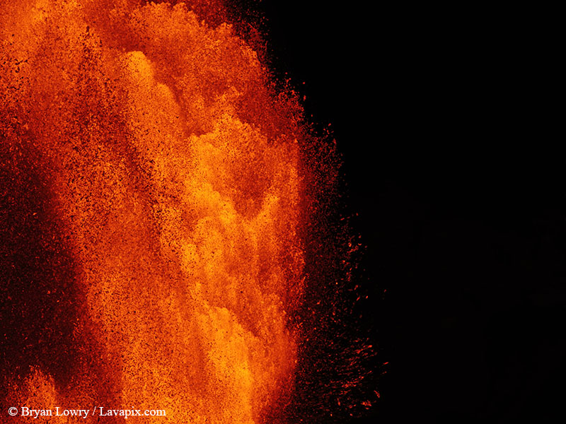 _BL_9473_6425 GH5-DeNoiseAI-standard.jpg :: Episode 24 eruption, Lava fountain, Kilauea volcano, Hawaii Volcanoes National Park, The Big Island of Hawaii. 6-4-2025 