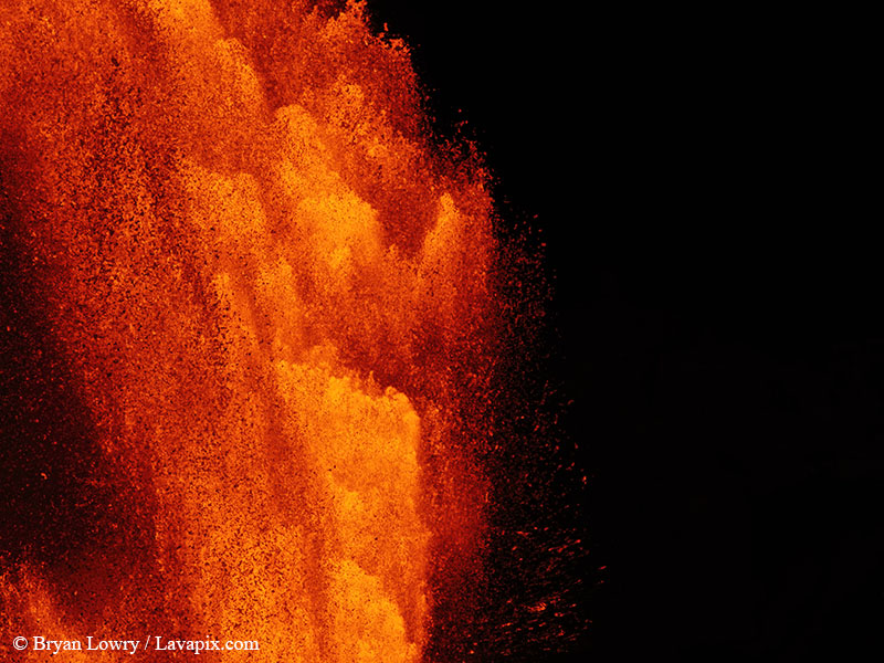 _BL_9474_6425 GH5-DeNoiseAI-standard.jpg :: Episode 24 eruption, Lava fountain, Kilauea volcano, Hawaii Volcanoes National Park, The Big Island of Hawaii. 6-4-2025 