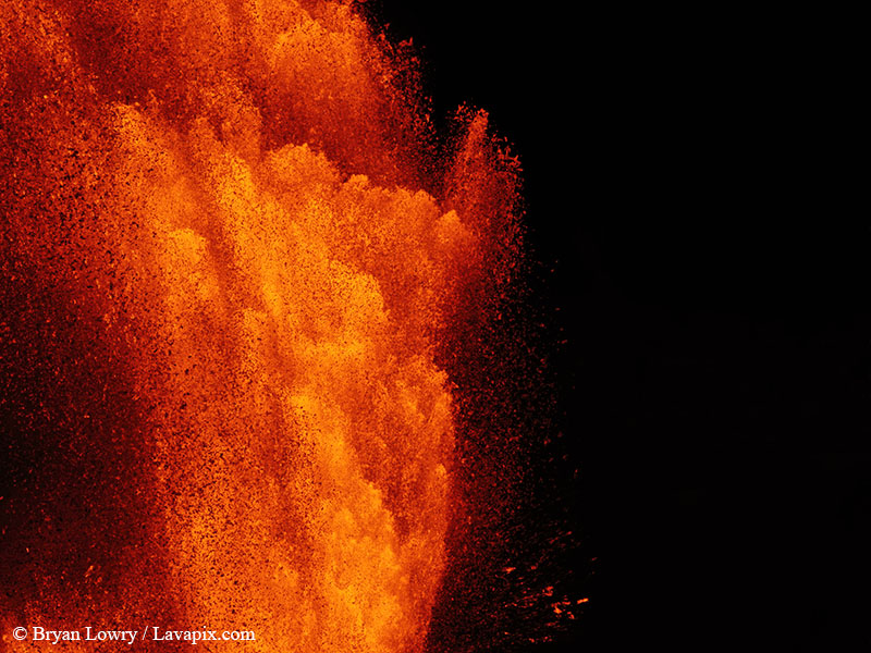 _BL_9475_6425 GH5-DeNoiseAI-standard.jpg :: Episode 24 eruption, Lava fountain, Kilauea volcano, Hawaii Volcanoes National Park, The Big Island of Hawaii. 6-4-2025 