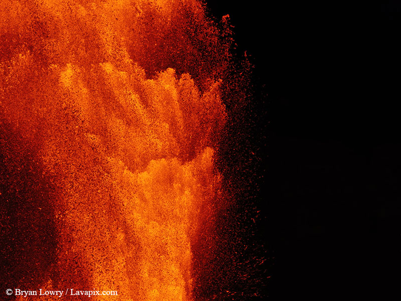 _BL_9476_6425 GH5-DeNoiseAI-standard.jpg :: Episode 24 eruption, Lava fountain, Kilauea volcano, Hawaii Volcanoes National Park, The Big Island of Hawaii. 6-4-2025 