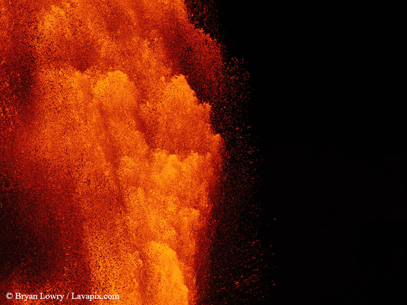 _BL_9478_6425 GH5-DeNoiseAI-standard.jpg :: Episode 24 eruption, Lava fountain, Kilauea volcano, Hawaii Volcanoes National Park, The Big Island of Hawaii. 6-4-2025 