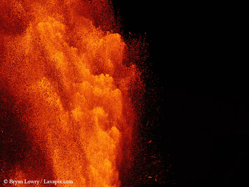 _BL_9482_6425 GH5-DeNoiseAI-standard.jpg :: Episode 24 eruption, Lava fountain, Kilauea volcano, Hawaii Volcanoes National Park, The Big Island of Hawaii. 6-4-2025 