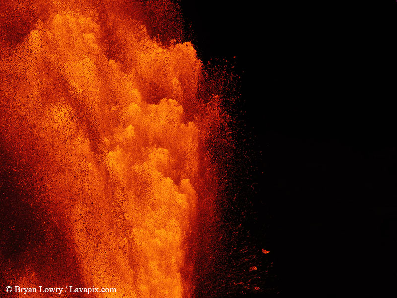 _BL_9483_6425 GH5-DeNoiseAI-standard.jpg :: Episode 24 eruption, Lava fountain, Kilauea volcano, Hawaii Volcanoes National Park, The Big Island of Hawaii. 6-4-2025 