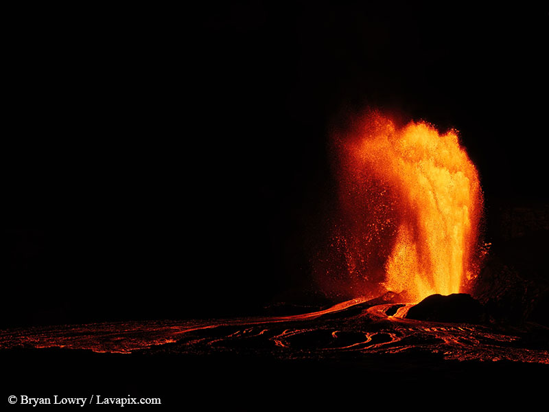 _BL_9496_6425 GH5-DeNoiseAI-standard.jpg :: Episode 24 eruption, Lava fountain, Kilauea volcano, Hawaii Volcanoes National Park, The Big Island of Hawaii. 6-4-2025 