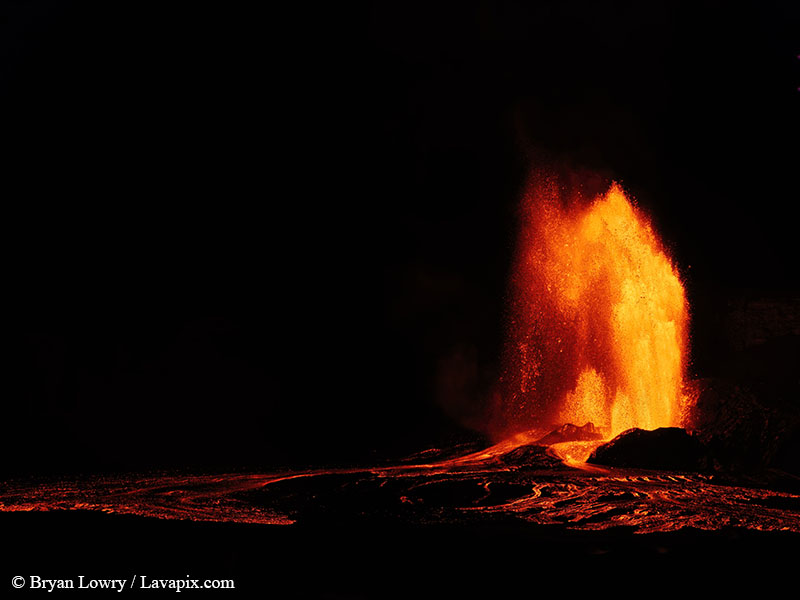 _BL_9500_6425 GH5-DeNoiseAI-standard.jpg :: Episode 24 eruption, Lava fountain, Kilauea volcano, Hawaii Volcanoes National Park, The Big Island of Hawaii. 6-4-2025 