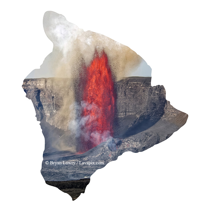 Episode 14 GH5-6152_31925 Big Island.jpg :: Episode 14 eruption, Lava fountain, Kilauea volcano, Hawaii Volcanoes National Park, The Big Island of Hawaii. 3-19-20-2025