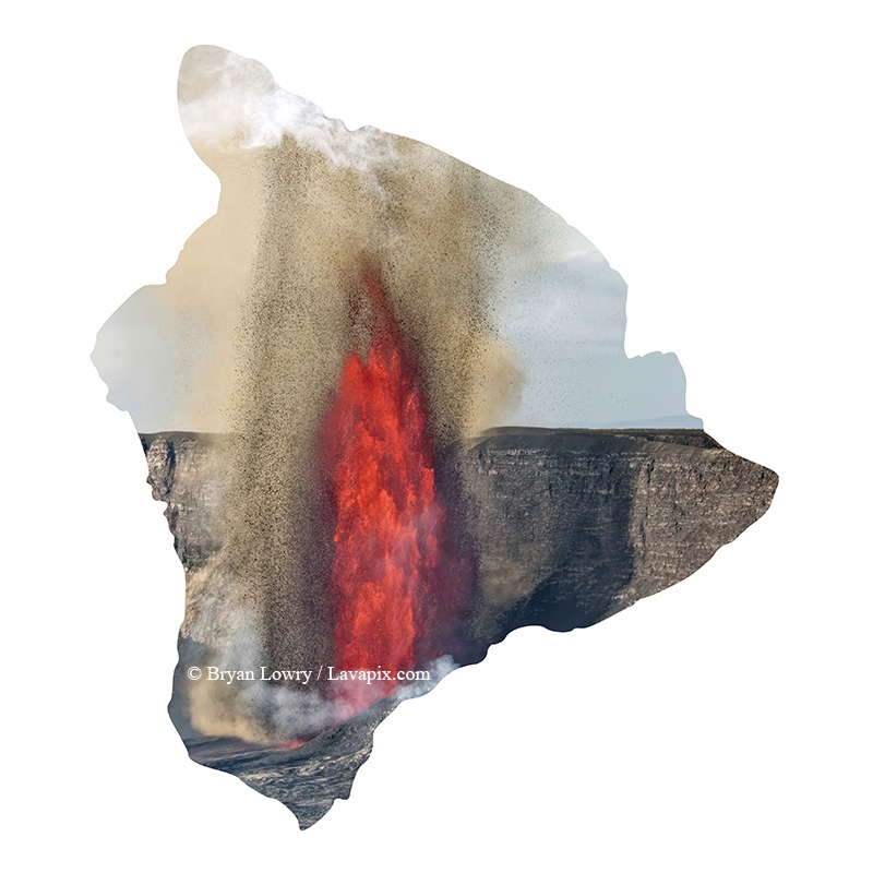 Episode 14 GH5-6156_31925 Big Island.jpg :: Episode 14 eruption, Lava fountain, Kilauea volcano, Hawaii Volcanoes National Park, The Big Island of Hawaii. 3-19-20-2025