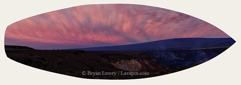 Episode 14-G9-7411s_31925.jpg :: Episode 14 eruption, Lava fountain, Kilauea volcano, Hawaii Volcanoes National Park, The Big Island of Hawaii. 3-19-20-2025

Printed in the shape of a surfboard