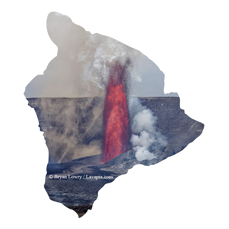 Episode 14-G9-7513_31925 Big Island.jpg :: Episode 14 eruption, Lava fountain, Kilauea volcano, Hawaii Volcanoes National Park, The Big Island of Hawaii. 3-19-20-2025