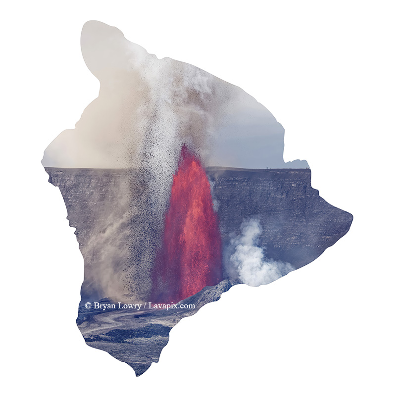 Episode 14-G9-7536_31925 Big Island.jpg :: Episode 14 eruption, Lava fountain, Kilauea volcano, Hawaii Volcanoes National Park, The Big Island of Hawaii. 3-19-20-2025