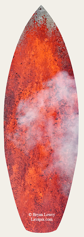 Episode 14_BL_6136s-3_32025 GH5.jpg :: Episode 14 eruption, Lava fountain, Kilauea volcano, Hawaii Volcanoes National Park, The Big Island of Hawaii. 3-19-20-2025

Printed in the shape of a surfboard