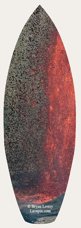 Episode 14_BL_8847s-2_32025 GH5.jpg :: Episode 14 eruption, Lava fountain, Kilauea volcano, Hawaii Volcanoes National Park, The Big Island of Hawaii. 3-19-20-2025

Printed in the shape of a surfboard