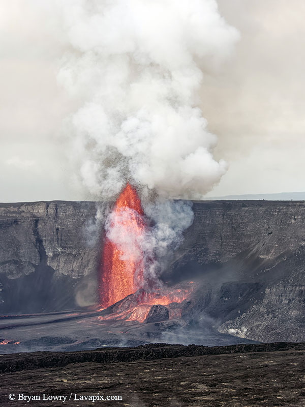 _BL_6003_32025 GH5.jpg :: Lava fountain, Kilauea volcano, Hawaii Volcanoes National Park, The Big Island of Hawaii 3-20-25