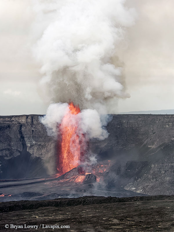 _BL_6006_32025 GH5.jpg :: Lava fountain, Kilauea volcano, Hawaii Volcanoes National Park, The Big Island of Hawaii 3-20-25