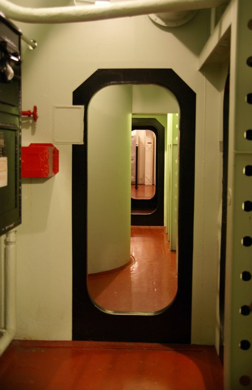 Passage.jpg :: The infirmary on the retired warship, the USS Alabama (Mobile, Alabama).