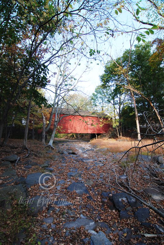 Cabin Run Dry Creekbed.jpg :: Cabin Run Covered Bridge