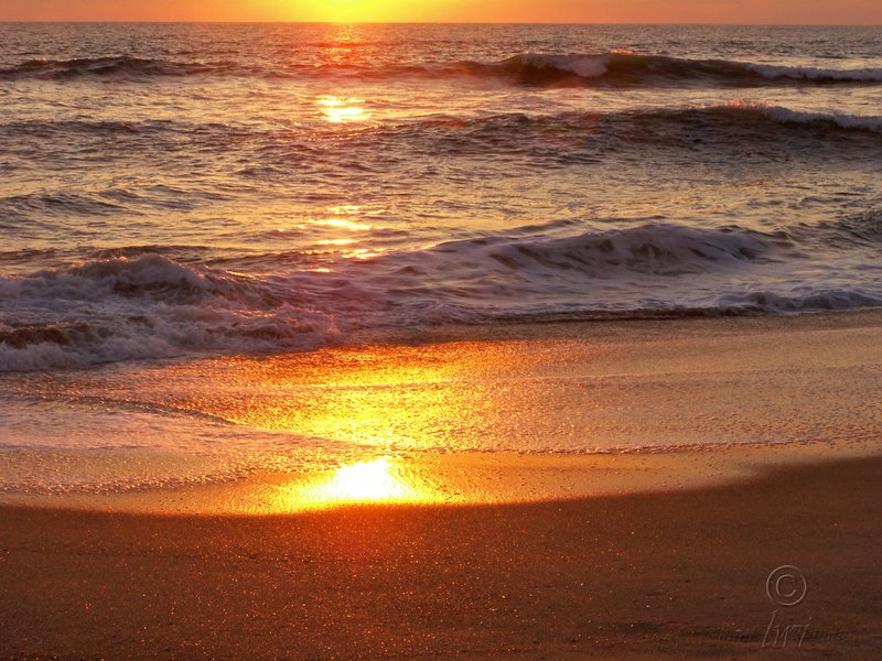 Cape Canaveral sunrise reflection.jpg :: Sunrise at Cape Canaveral