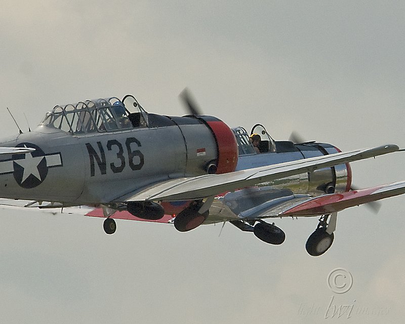 Checking 6  (AT-6).jpg :: Checking 6 - AT-6's in Formation