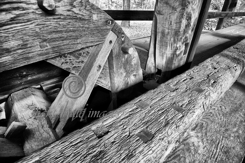 Stover-Myers Mill Gear bw.jpg :: 2013 Silver Lake Nature Center 2nd Place Bucks County Parks BW