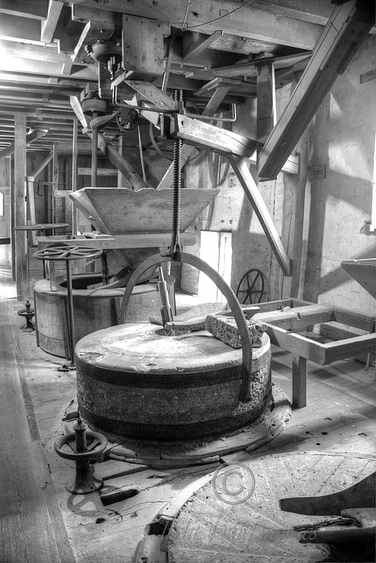 Stover-Myers Mill mill stones.jpg :: Second Place Bucks County Parks B&W in 2011 Focal Planes Foto Club Contests