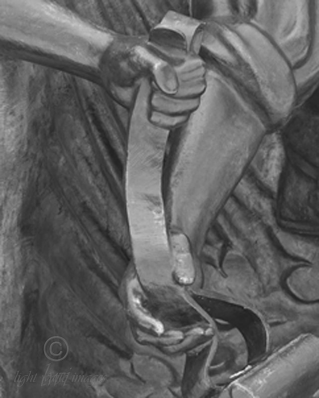 The Hand-Off.jpg :: 1st place Closeup/Macro B&W Advanced Amateur and tied for Best of Show B&W