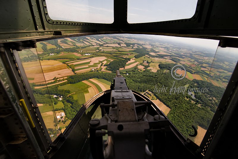 B-24 tail gunner view.jpg :: B-24 Tail Gunner View