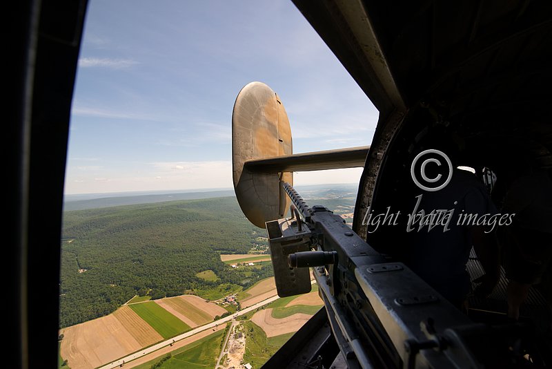 B-24 waist gunner window.jpg :: B-24 Waist Gunner View