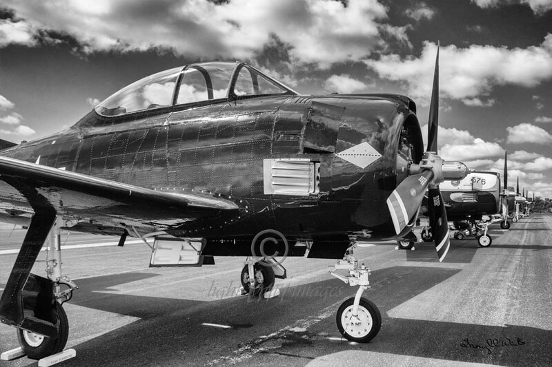 T-28 Propellor line BW.jpg :: T-28 Trojan Propellor Line