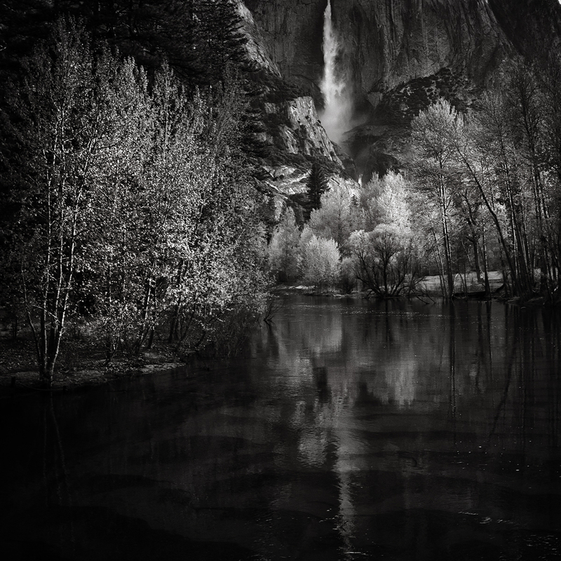 DSC02540April2022-Recovered copy.jpg :: Yosemite Falls reflection in the Merced River