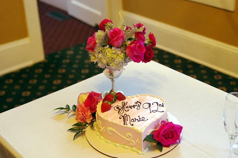 Cake for Matts grandmothers birthday at Kate and Matts engagement party.jpg