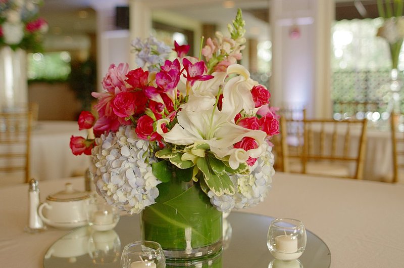 Low arrangement at club for June 15 wedding reception.jpg