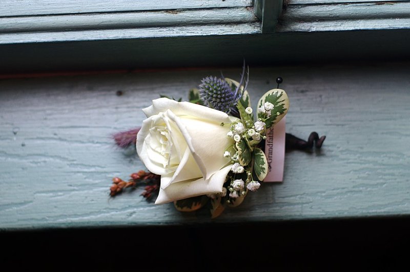 August 9 2014 Grandfathers Boutonniere.jpg