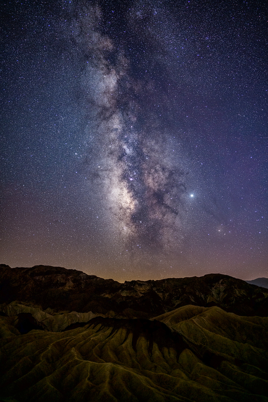Zabrinsky Point Milky Way(1).jpg :: Made from 12 light frames by Starry Landscape Stacker 1.8.0.  Algorithm: Min Horizon Noise
