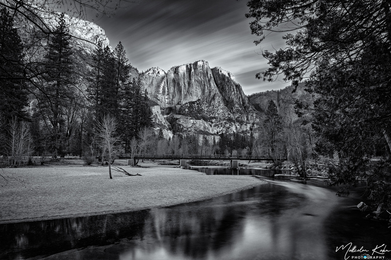 Yosemite Not So Big Falls BW.jpg