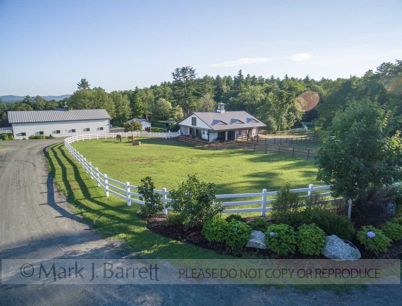 7415-1(1).jpg :: Rural horse barns with paddock, Westport, New Hampshire