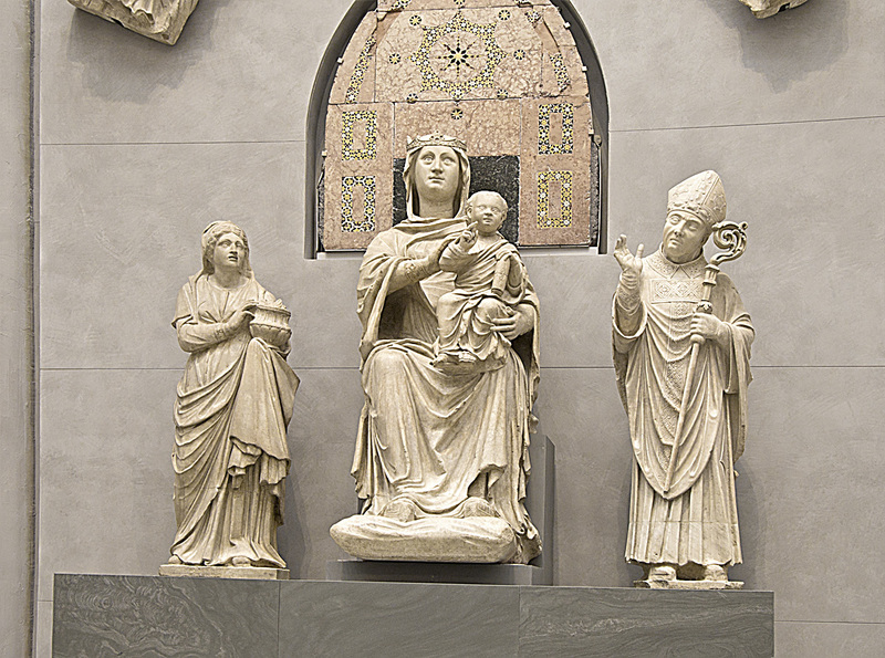 _MG_4518 copy(1).jpg :: Arnolfo de Cambio    Mary in Majesty (Madona with Glass Eyes (Reconstructed group)