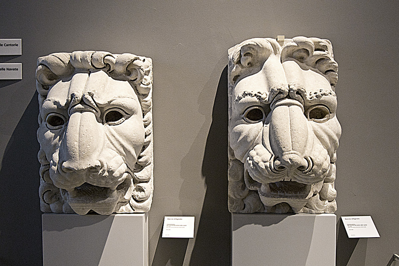 _MG_4600 copy.jpg :: Baccio d'Agnolo     Lion head (from the cornice of the drum of the Dome)