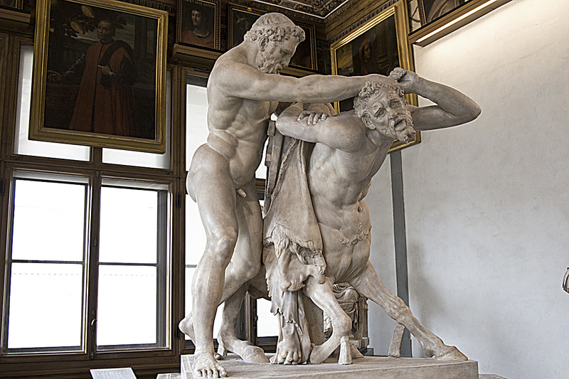 _MG_4767 copy.jpg :: Roman Art     Group of Hercules Slaying the Centaur Nessus  (almost completely reconstructed)