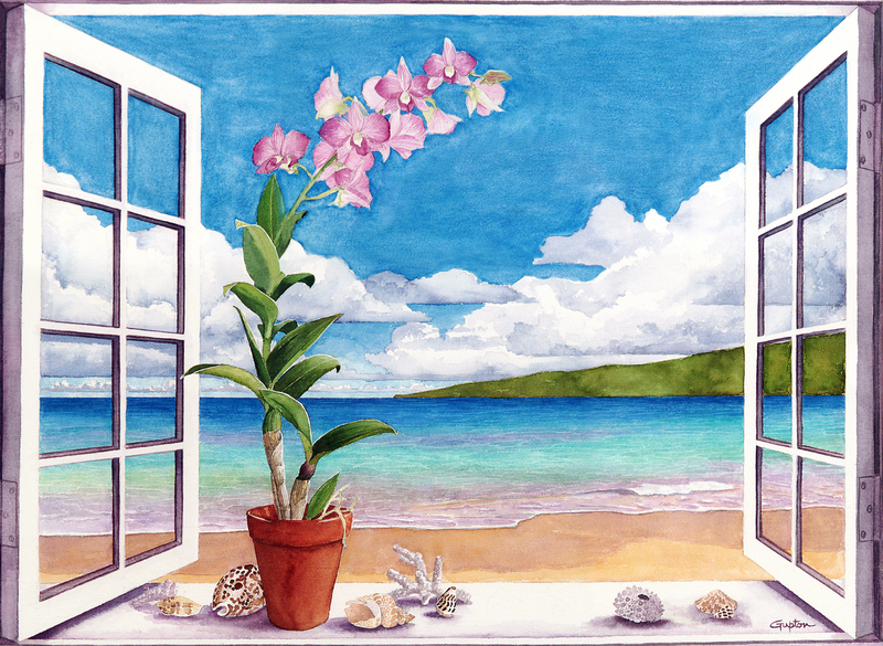 Beach Memories.jpg :: Beach Memories -9 X 12 Signed numbered Artist Proof $100. Free shipping within the USA