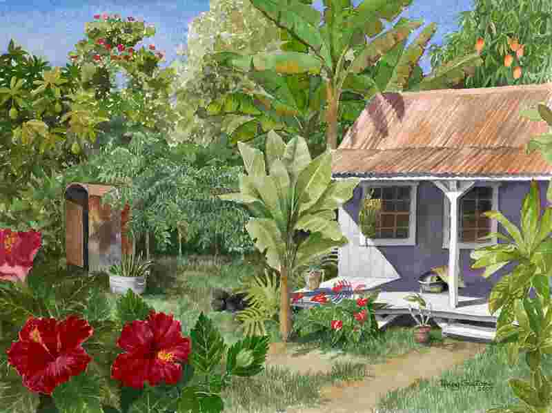 COFFEE COUNTRY.jpg :: Coffee Country - Artist Proof - 9 X 12 signed/numbered $100. free shipping within the USA
