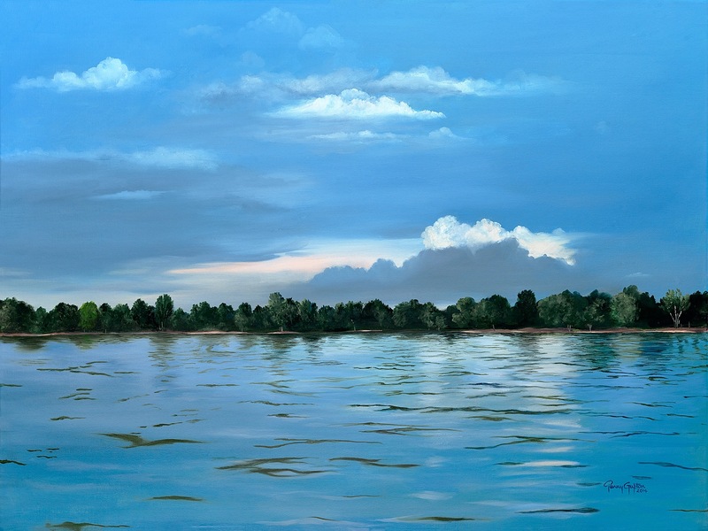 Peaceful Sunset.jpg :: Peaceful Sunset - artist proof approx 8 1/2 X 11 1/2 signed and numbered $100.  free shipping within the USA
