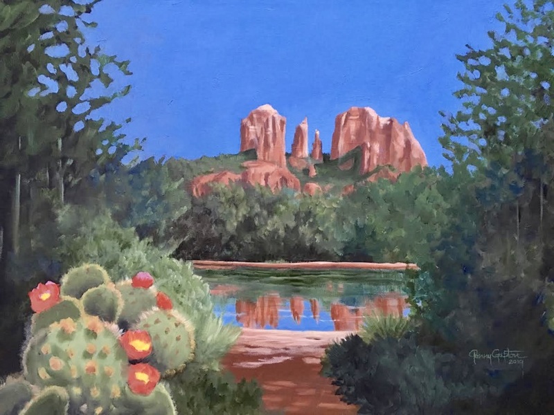 SEDONA.jpg :: OIL PAINTING $3000.  includes shipping within the USA