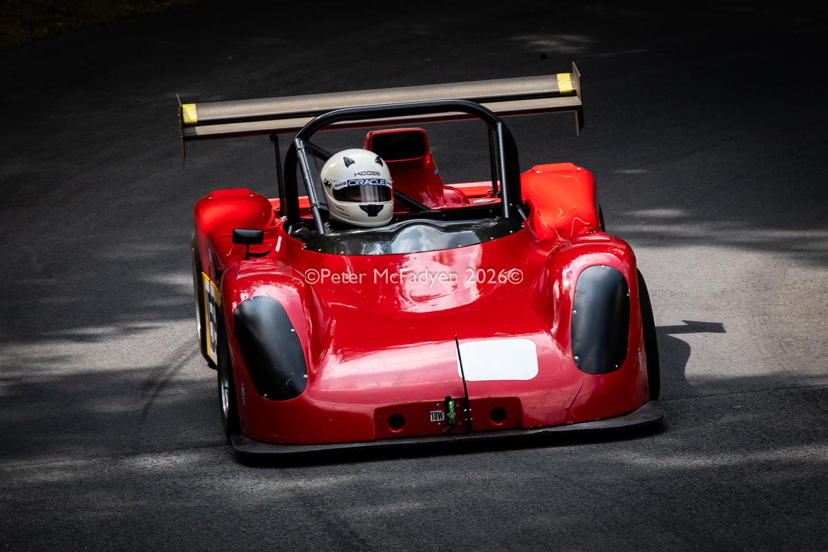 Stephen King's Radical Prosport in the sunshine at the Prescott International hill climb Stephen King's Radical Prosport in the sunshine at the Prescott International hill climb