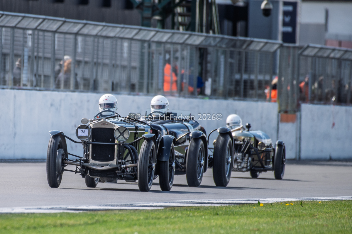 VSCC Silverstone - Owner Driver Mechanic race for Pre-War Sports Cars