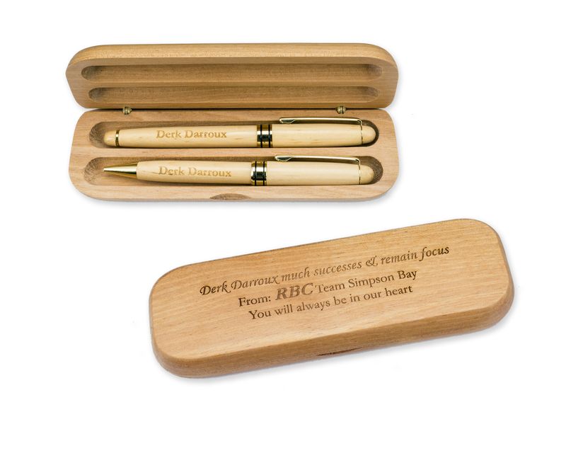 AM_AP2003.jpg :: Maple Wood Pen Set
