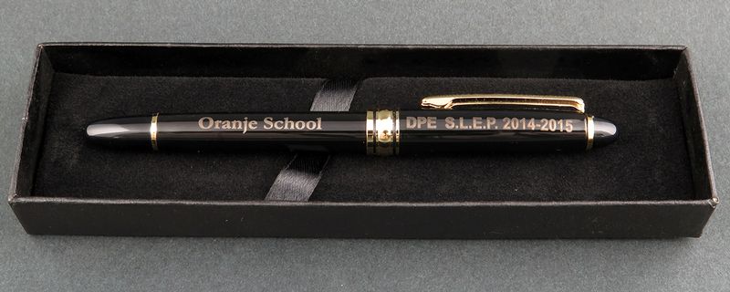 CH_PMBLK.jpg :: Black Metal Pen w/carton box
